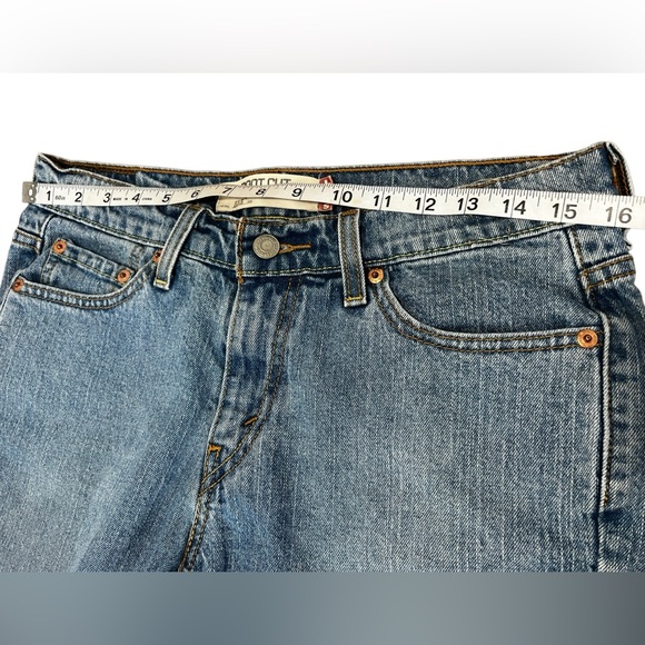 Levi’s 515 Vintage Custom Denim Shorts Punk Patchwork | Women’s 10 - Picture 11 of 13